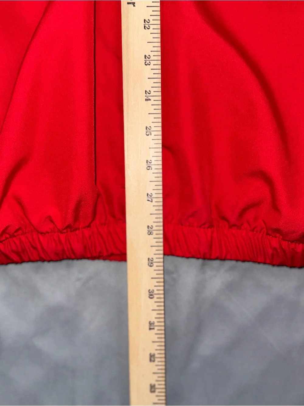 Ohio State Buckeyes Jacket Mens Large Red NCAA Football Nike Windbreaker Zip